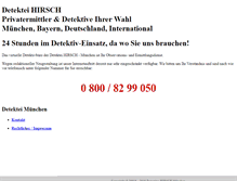 Tablet Screenshot of hirschteam.com